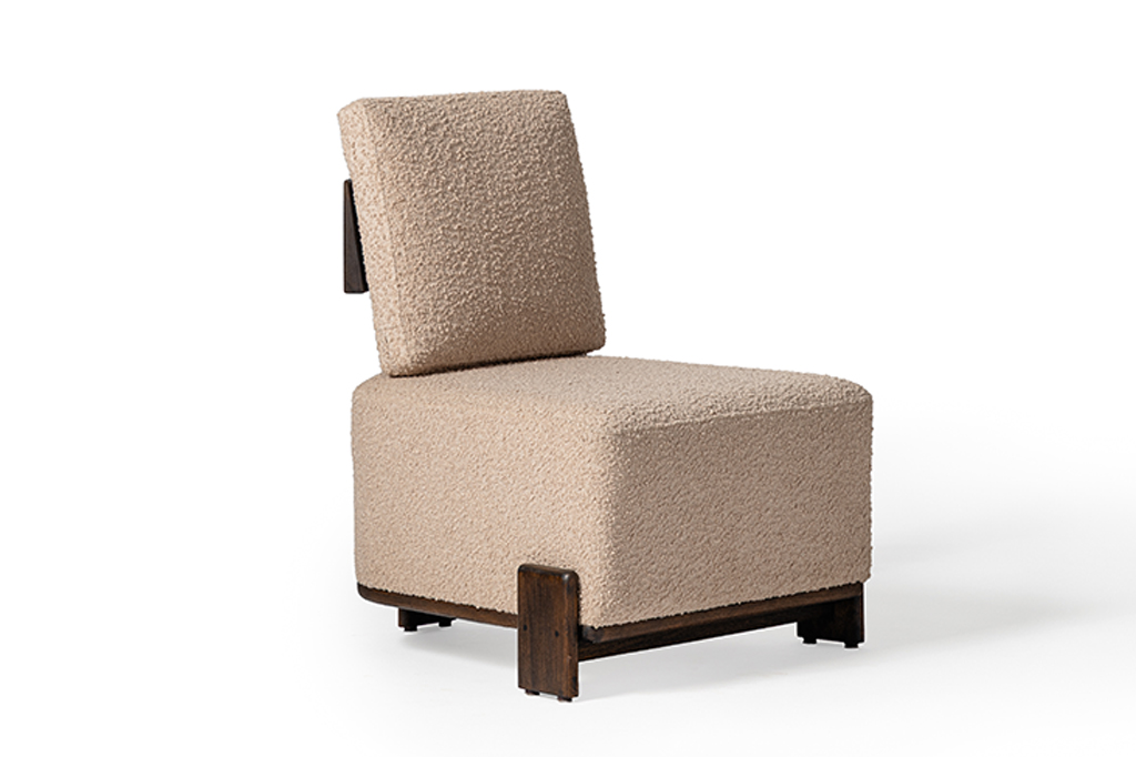 Piatto Arm Chair Without Arm Rest