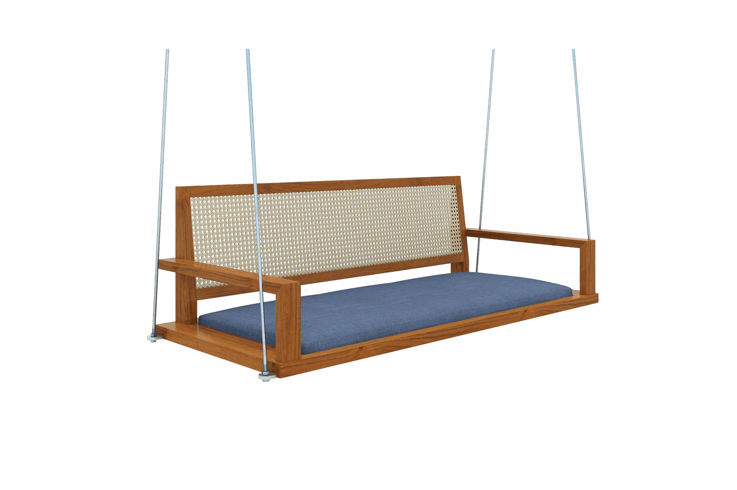 Fillet Swing – Cane back & Cushioned seat
