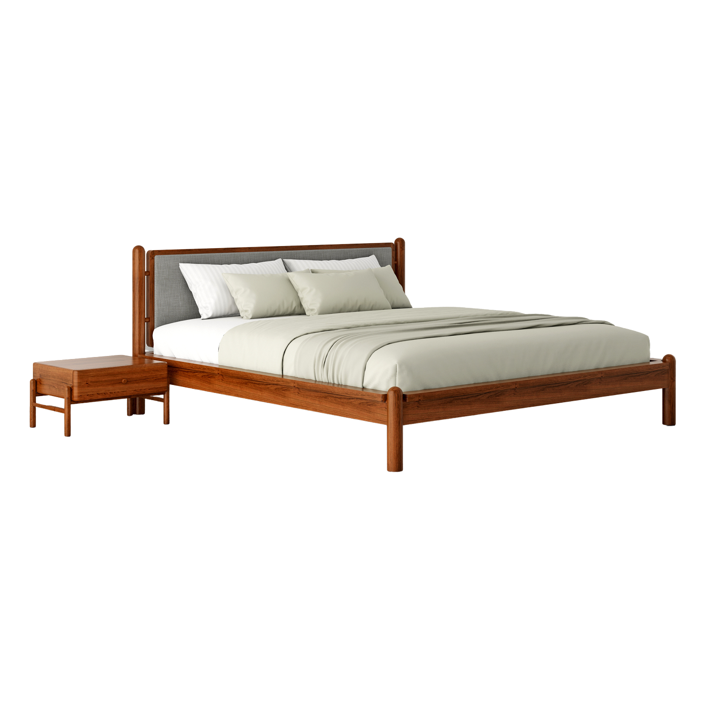 Sencillo Bed (Fabric Headboard)